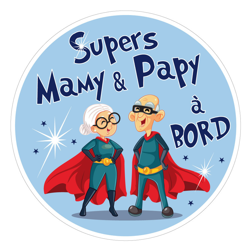 STICKER CHEZ PAPI & MAMIE (E0283)