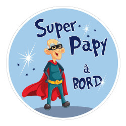 Sticker voiture Papy