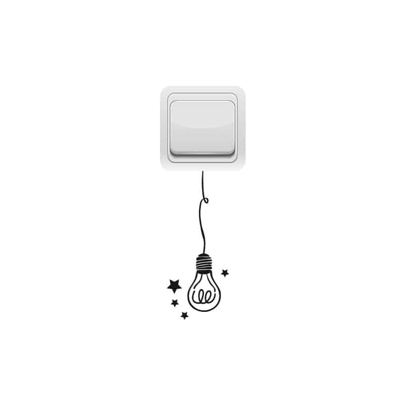 STICKER INTERRUPTEUR AMPOULE (INTERR009) STICKER INTERRUPTEUR AMPOULE (INTERR009)