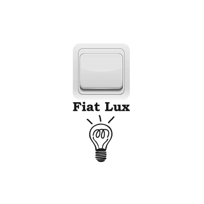 STICKER INTERRUPTEUR FIAT LUX (INTERR010)