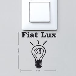 STICKER INTERRUPTEUR FIAT LUX (INTERR010)