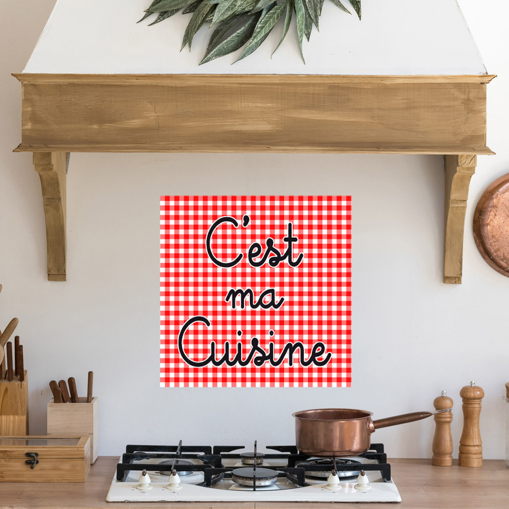 Fournitures de cuisine Motif stickers muraux