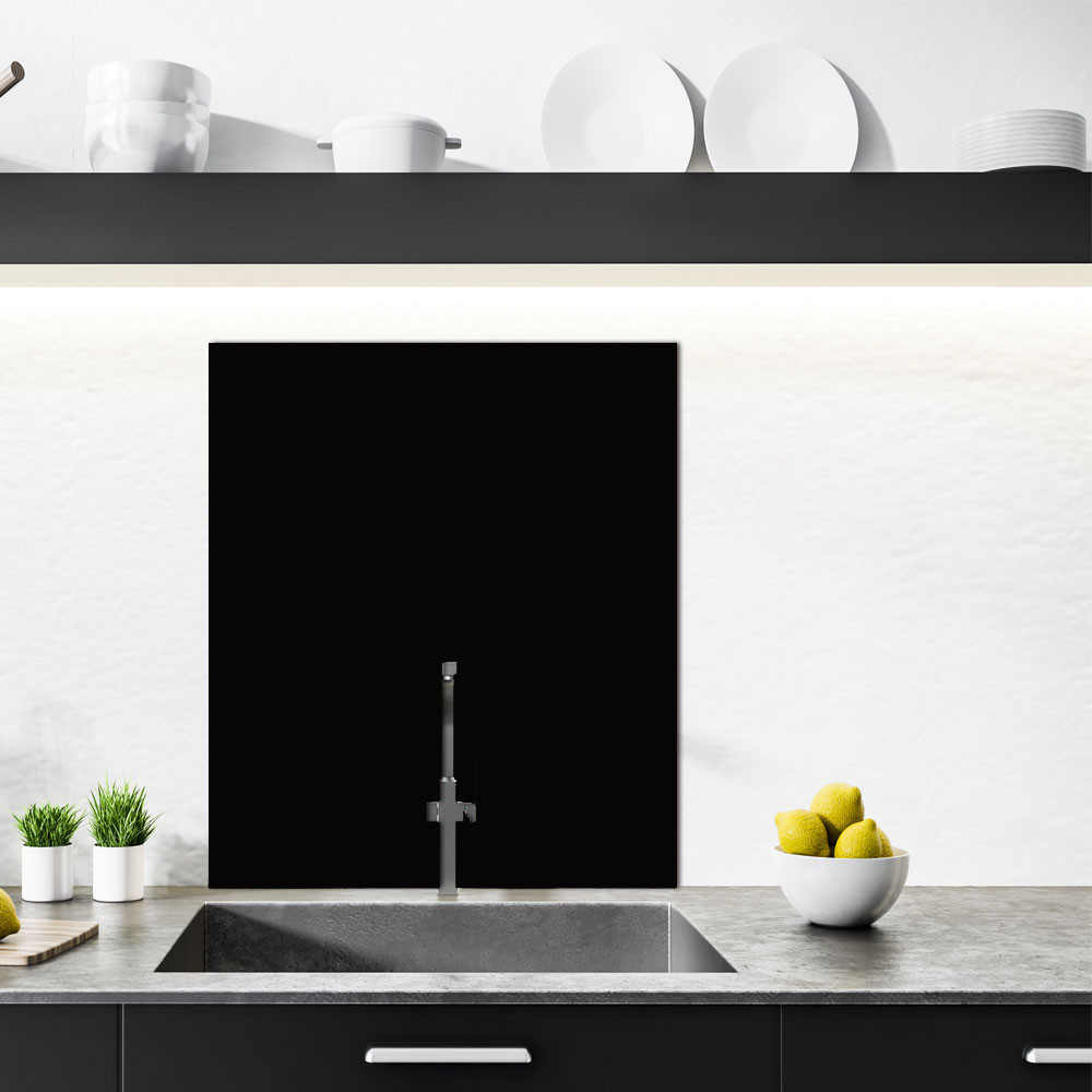 CREDENCE CUISINE ALUMINIUM NOIR (CREDALU_NOIR)