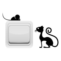 STICKER INTERRUPTEUR SOURIS CAT (INTERR015)