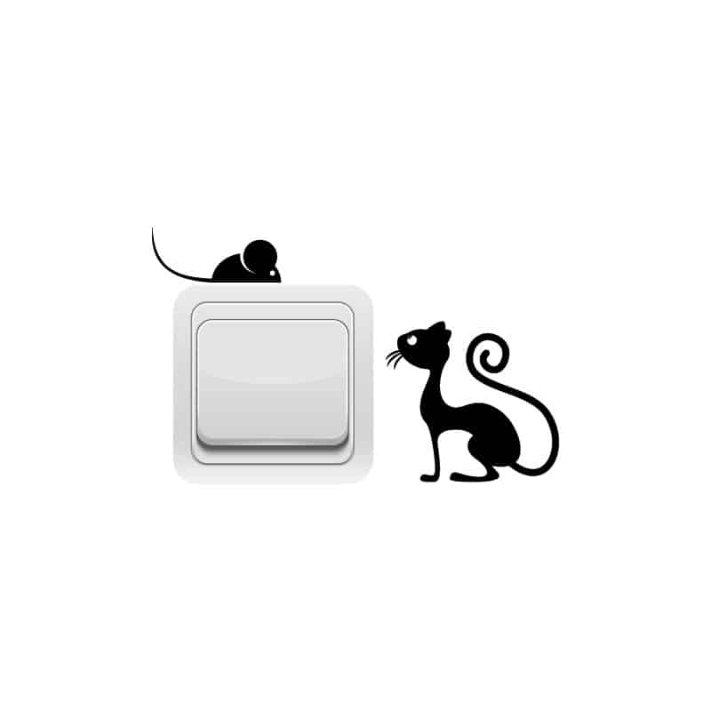 STICKER INTERRUPTEUR SOURIS CAT (INTERR015)