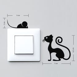 STICKER INTERRUPTEUR SOURIS CAT (INTERR015)