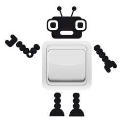 STICKER INTERRUPTEUR ROBOT TOM (INTERR019)