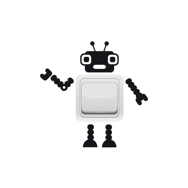 STICKER INTERRUPTEUR ROBOT TOM (INTERR019)