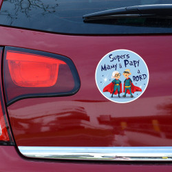 Sticker Papy et Mamy à bord