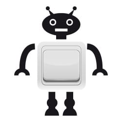 STICKER INTERRUPTEUR ROBOT WALL E (INTERR020)