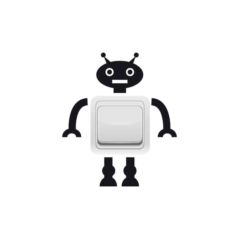 STICKER INTERRUPTEUR ROBOT WALL E (INTERR020)