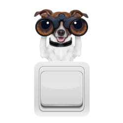 STICKER INTERRUPTEUR SPY DOG (INTERR024)