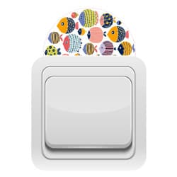 STICKER INTERRUPTEUR FISH COLOR (INTERR025)