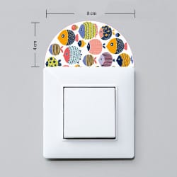 STICKER INTERRUPTEUR FISH COLOR (INTERR025)