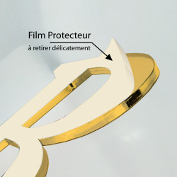 FILM DE PROTECTION LETTRE MIROIR