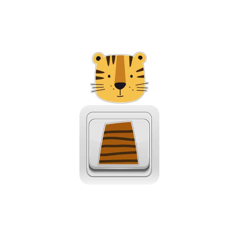 STICKER INTERRUPTEUR TIGRE (INTERR034)