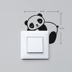 STICKER INTERRUPTEUR ZEN PANDA (INTERR036)