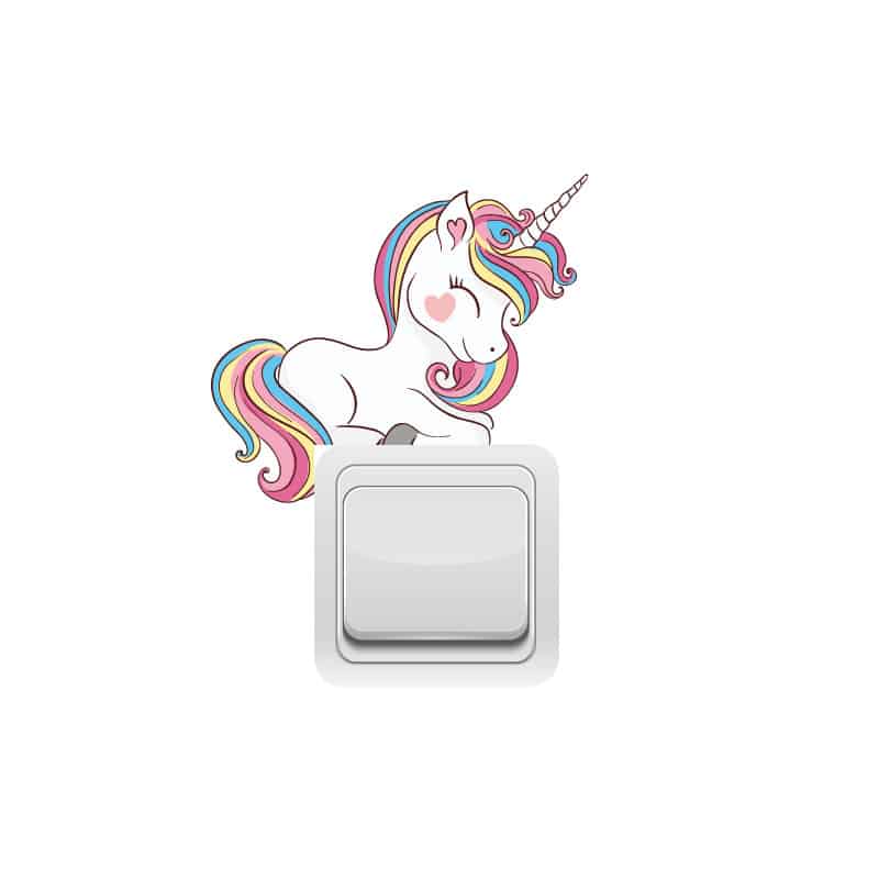 STICKER INTERRUPTEUR LICORNE (INTERR042) STICKER INTERRUPTEUR LICORNE (INTERR042)