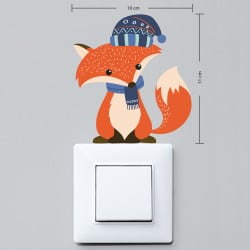 STICKER INTERRUPTEUR FOXY (INTERR043)