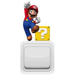 STICKER INTERRUPTEUR MARIO CUBE (INTERR049)