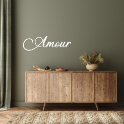 Décoration Murale Plexi Blanc Amour