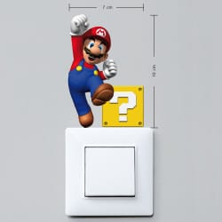 STICKER INTERRUPTEUR MARIO CUBE (INTERR049)