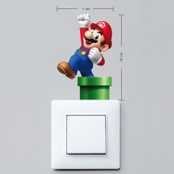 STICKER INTERRUPTEUR MARIO TUBE (INTERR050)