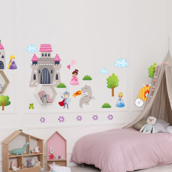 décor mural chambre de princesse