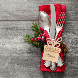 Cadeaux de Noël en faux bois de ferme pour la décoration, cadeau