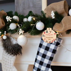 boule en bois mon premier Noël avec prénom