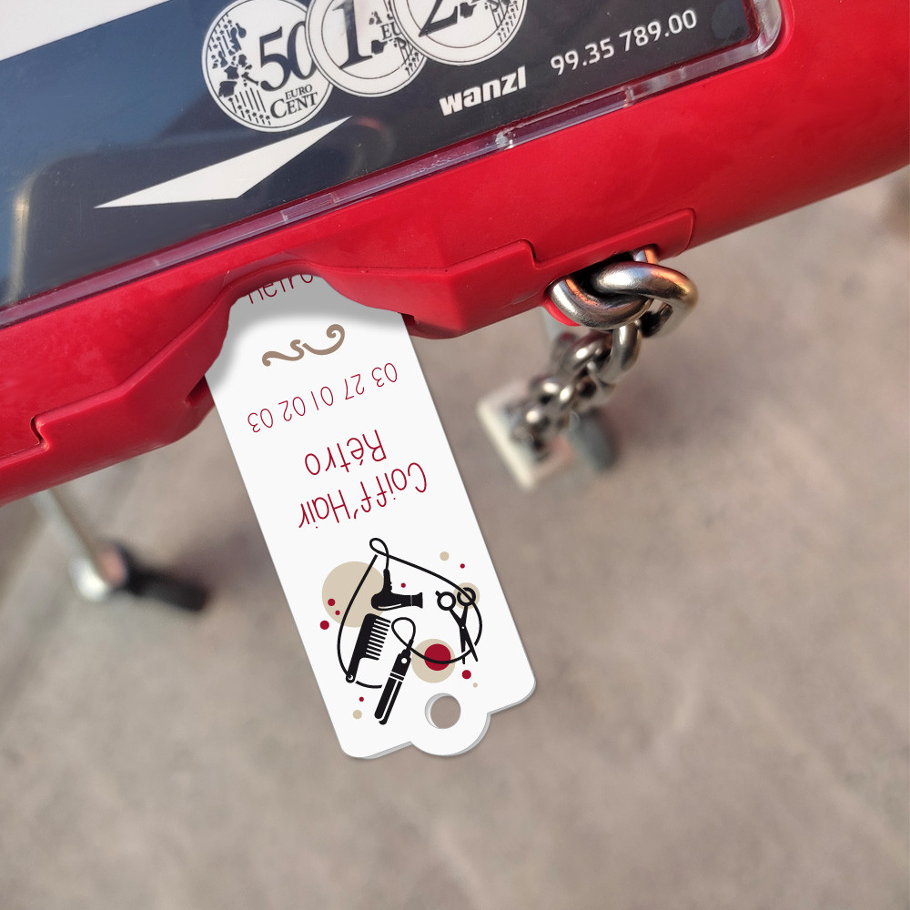 Porte-clés Caddie - Lot De 6 Jetons Colorés En Acier Inoxydable - Pour Débloquer Les Chariots De Courses