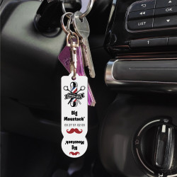 jeton de caddie porte clés personnalisable salon barbier