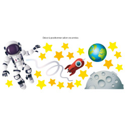 stickers astronaute pas cher