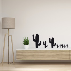 sticker décoration cactus