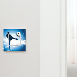 sticker interrupteur footballeur décoratif chambre