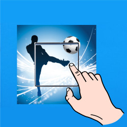 autocollant interrupteur footballeur décoratif chambre garçon