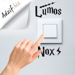 STICKER AUTOCOLLANT INTERRUPTEUR LUMOS NOX