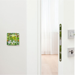 sticker interrupteur décor jungle ambiance