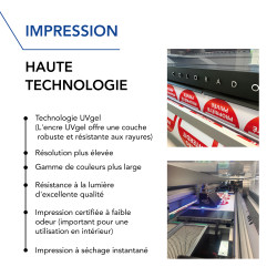 impression sticker haute technologie