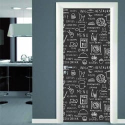 STICKER PORTE CUISINE TEXTE (LE51)