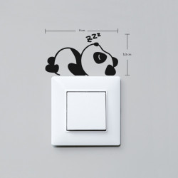 stickers interrupteur panda
