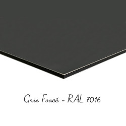 Alu Dibond Gris Foncé RAL 7016