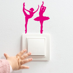 Sticker interrupteur danseuse