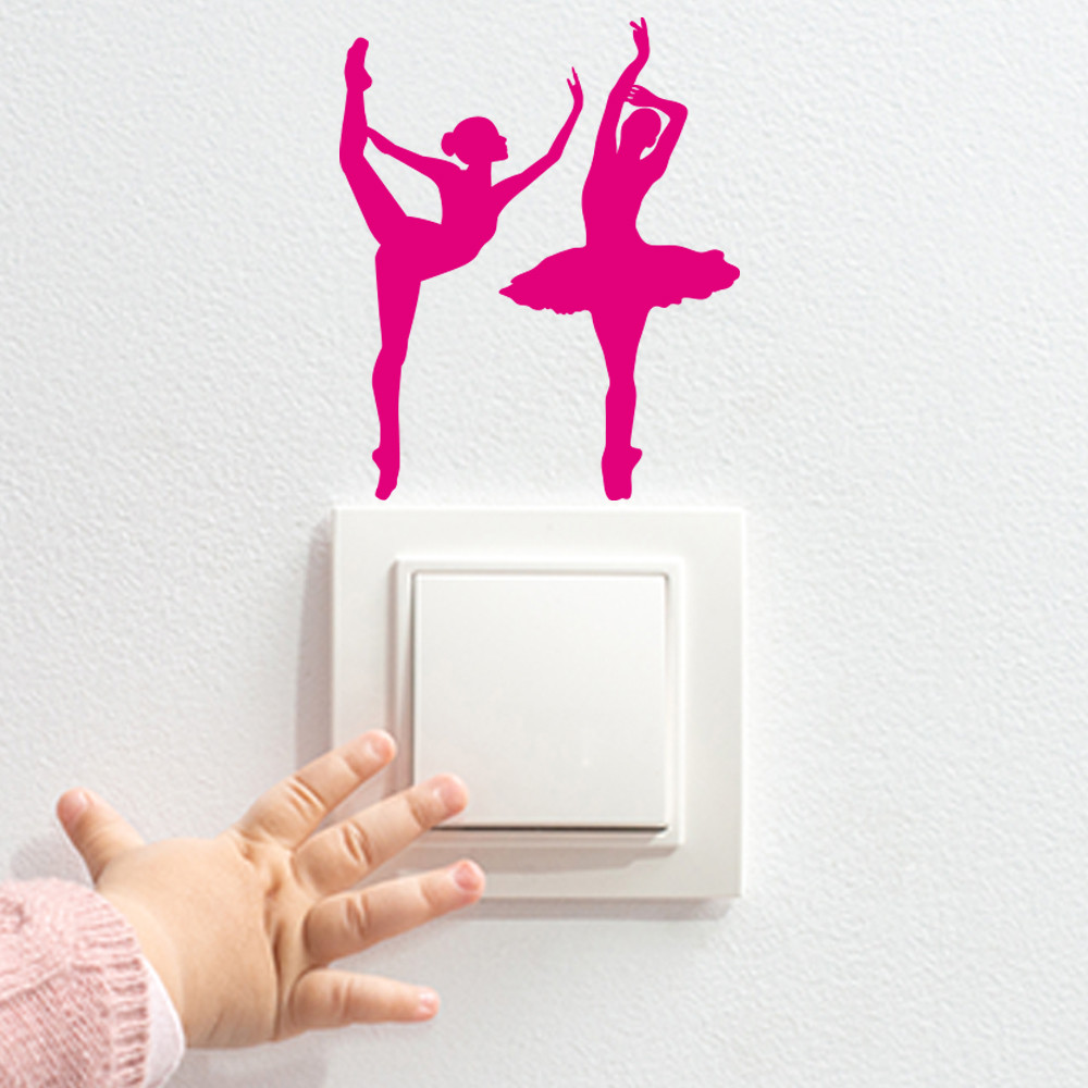 Sticker interrupteur danseuse