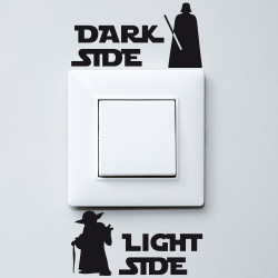 Sticker interrupteur dark side