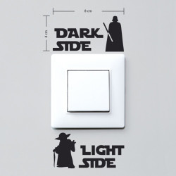 stickers interrupteur dark side