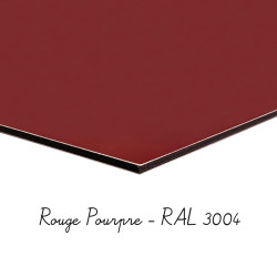 Alu Dibond Rouge Pourpre RAL 3004