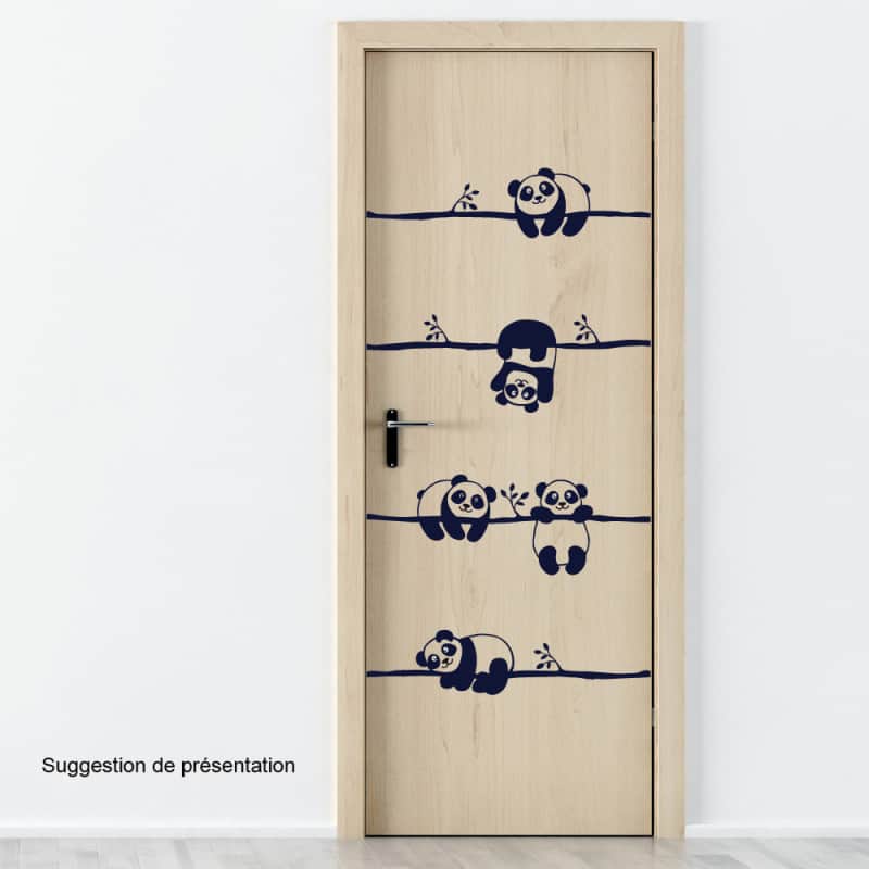 STICKER DE PORTE PANDA (PORTE001)