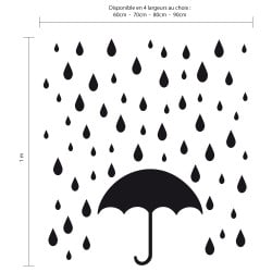 STICKER DE PORTE LITTLE RAIN (PORTE006)