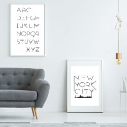 POSTER ALPHABET ADULTE GRAPHIQUE (POST0005)